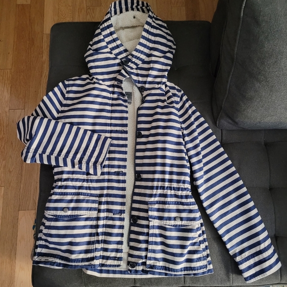 Gap Sherpa Hooded Women Jacket - Picture 1 of 8